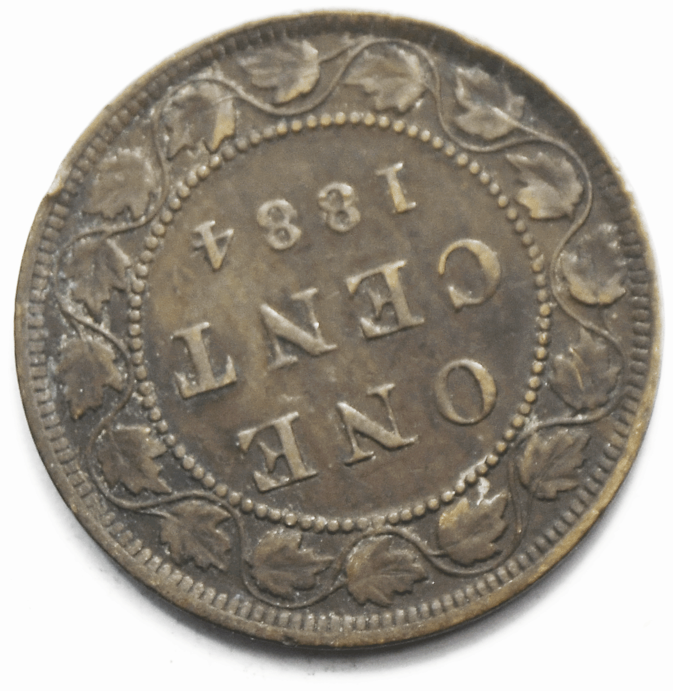 1884 1c Canada Large One Cent Penny