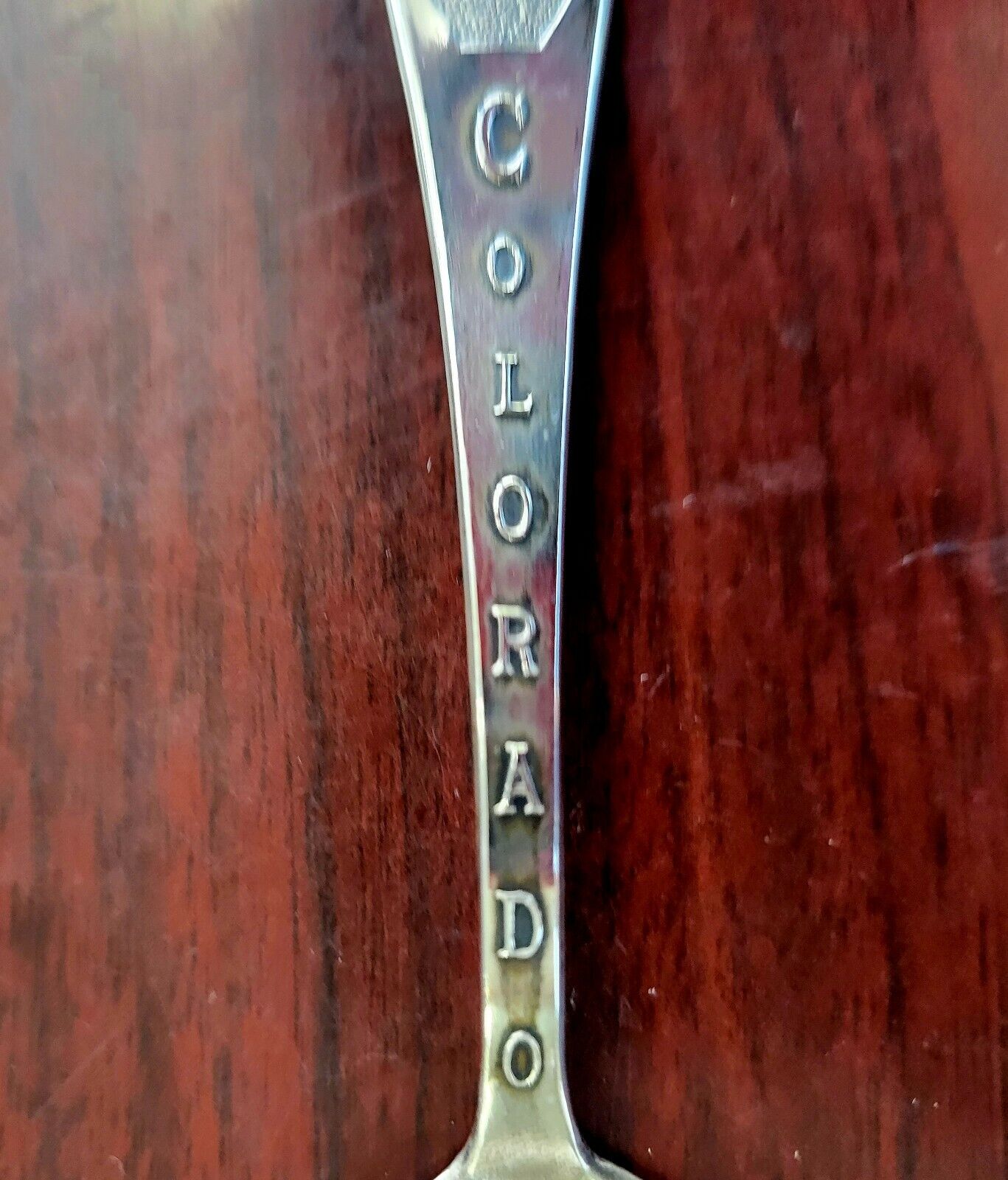 Sterling 5 5/8" Pueblo Colorado Souvenir Spoon .53oz.