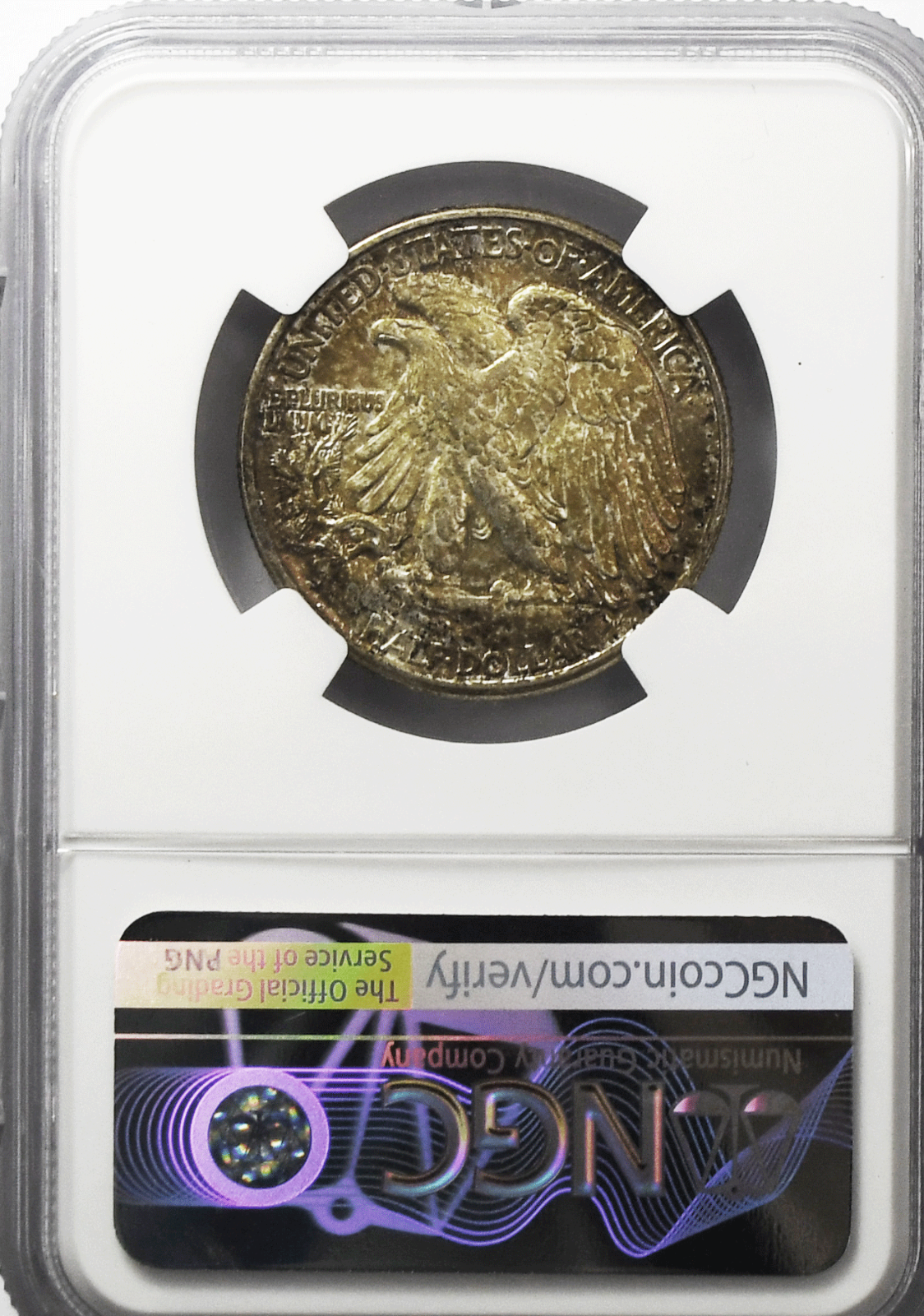 1943 50c Walking Liberty Silver Half Dollar Fifty Cents NGC MS65