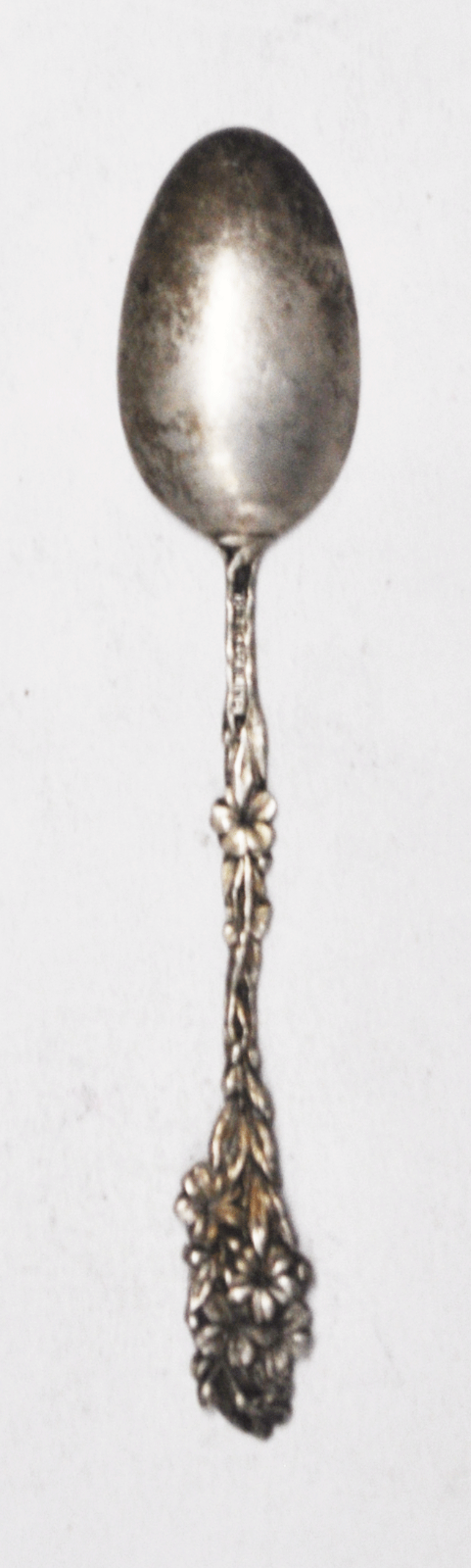 Sterling Silver Wallace Los Angeles Souvenir Spoon Flower 3-7/8"
