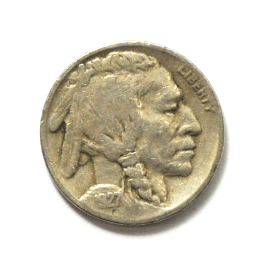 1927 S 5c Buffalo Nickel Rare Five Cents US Coin San Francisco