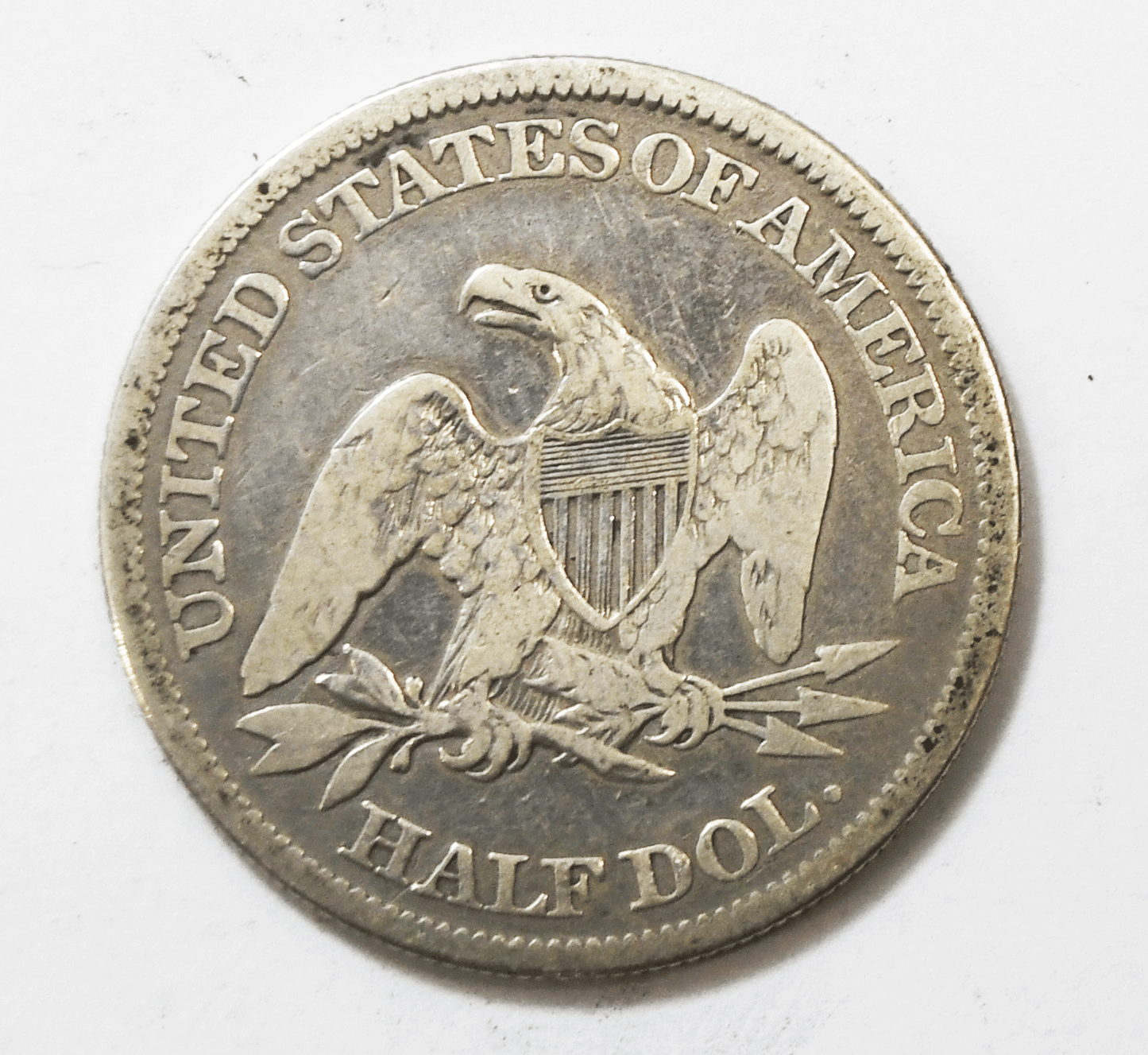 1861 50c Seated Liberty Silver Half Dollar Fifty Cents Philadelphia