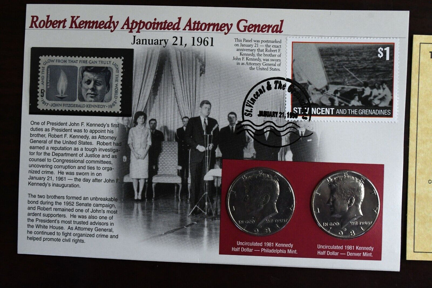 Publishers Clearing House Kennedy Half Dollar Program Appointed Attorney General