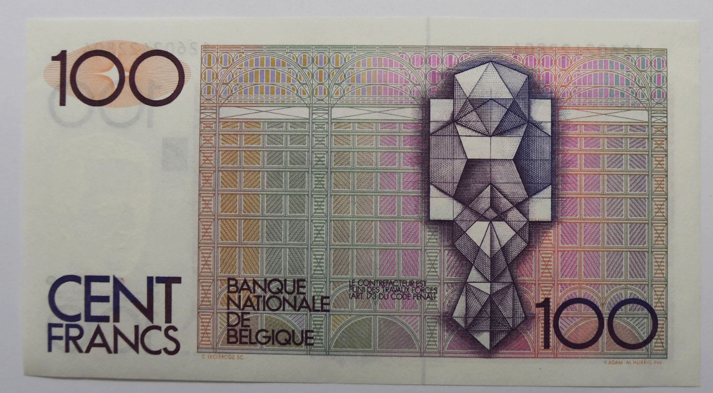 1978-81 Belgium 100 Francs Uncirculated Banknote 12602422804