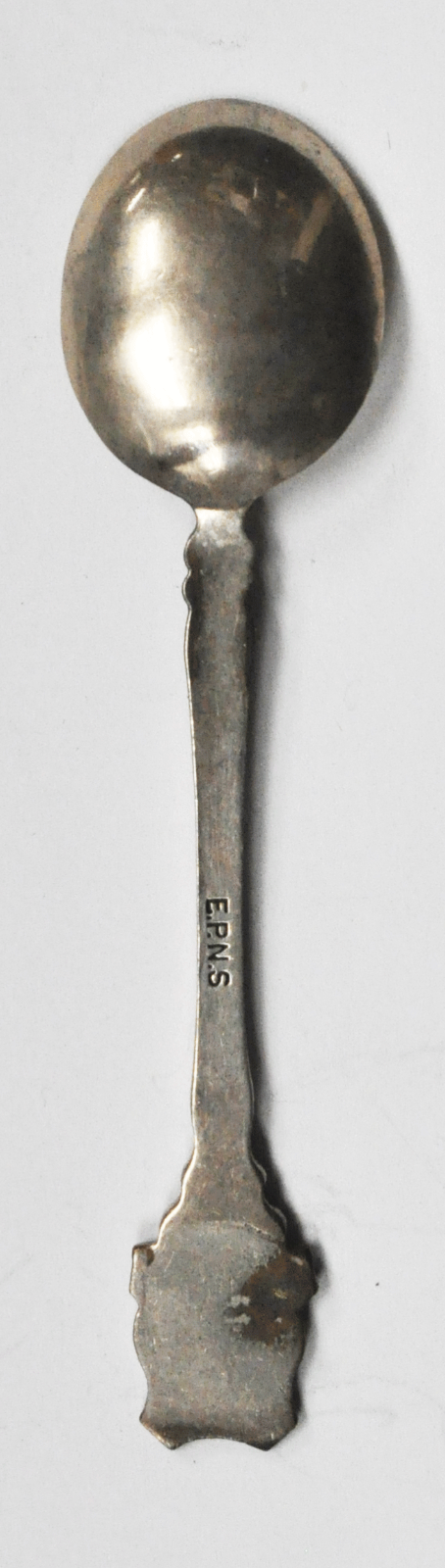 Silver Plated London Enamel Souvenir Spoon 3-5/8" EPNS