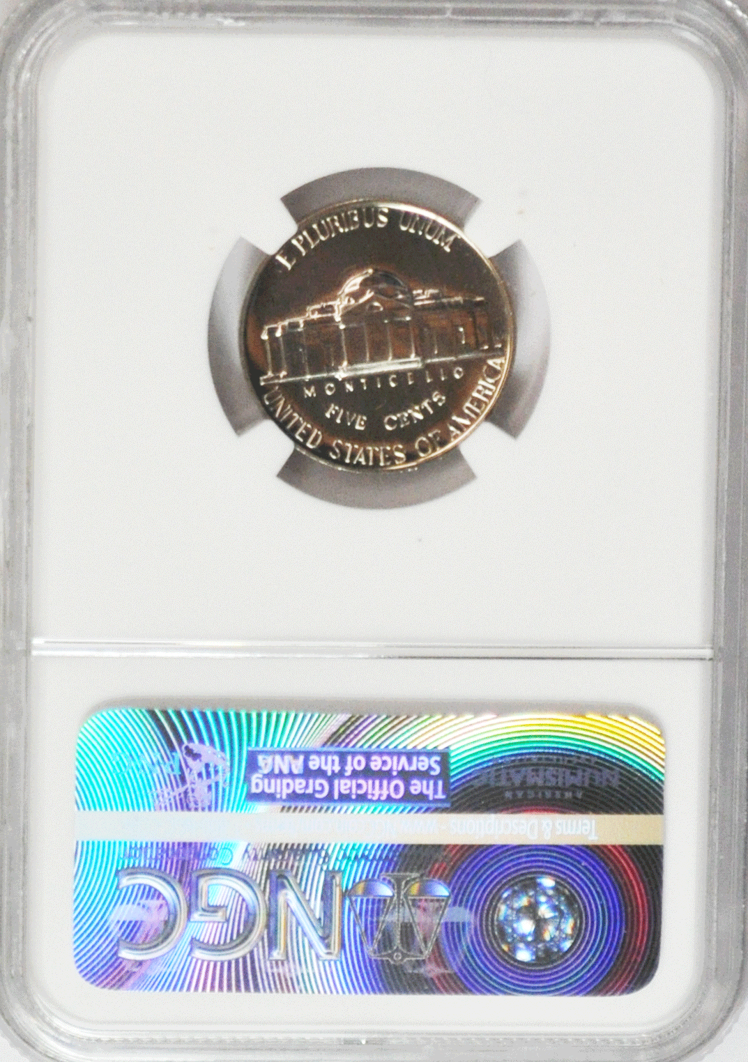 1963 5c Jefferson Proof Nickel Five Cents Rare NGC PF68 Gem Uncirculated