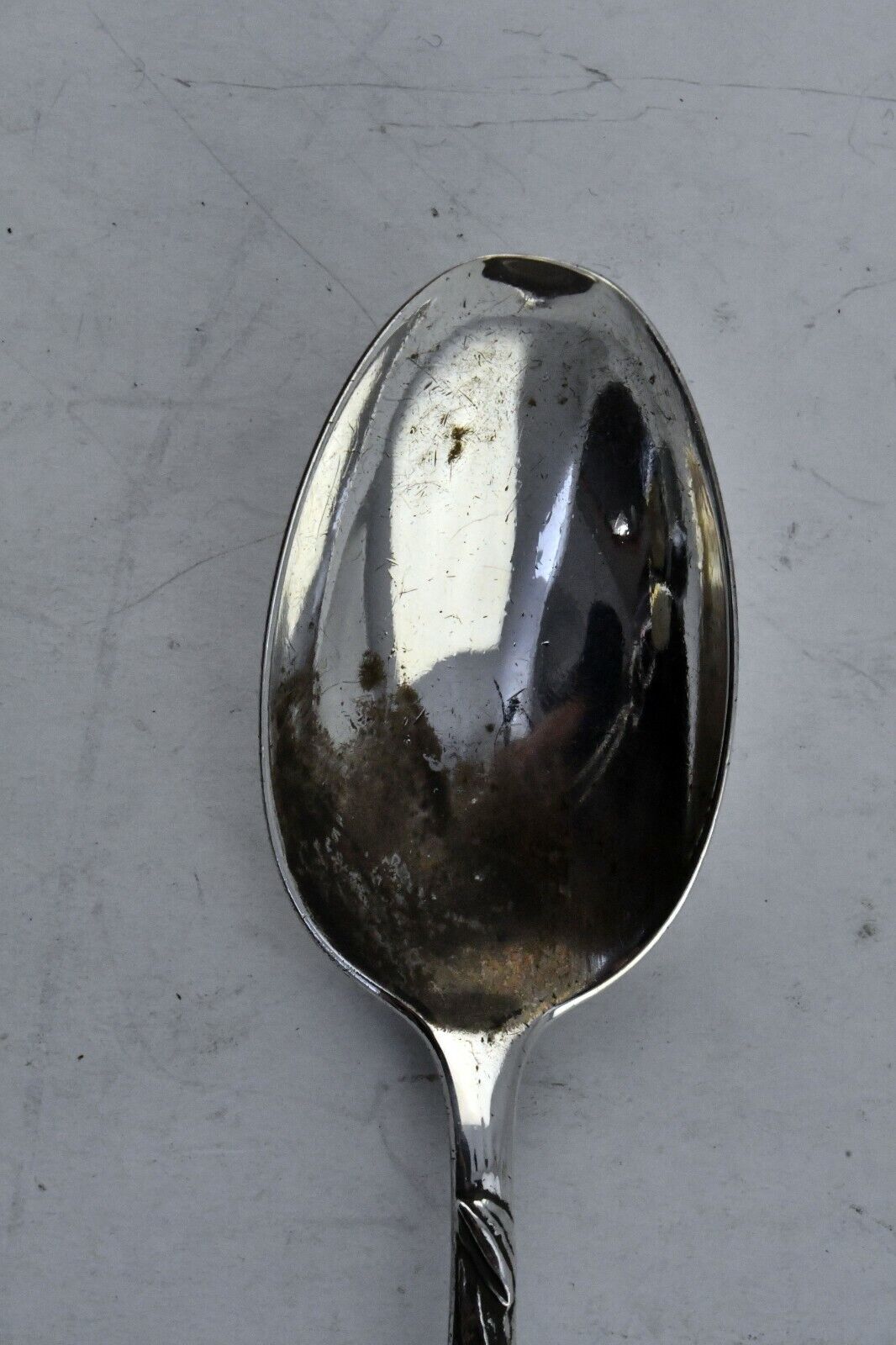 Tiffany & Co. Sterling Silver 6 3/8" Jack & Jill Nursery Rhymes Oval Spoon 1.5oz