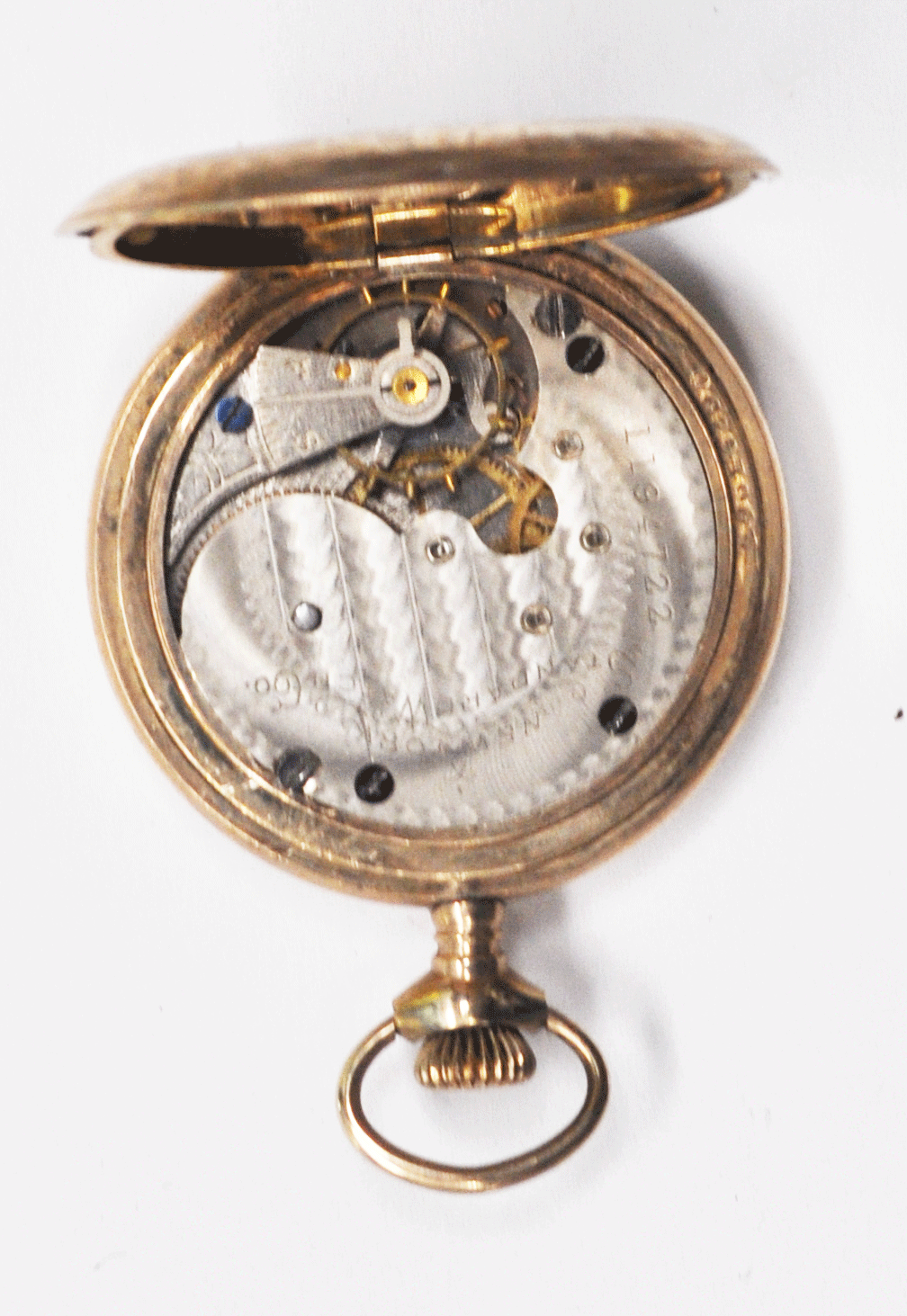 1900 New York Standard Gold Filled GF Hunters Case Sz 6 LS Grade 44 Not Running