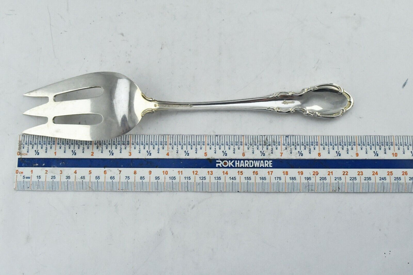Legato by Towle Sterling Silver 9" Large Cold Meat Serving Fork 2.7 oz.