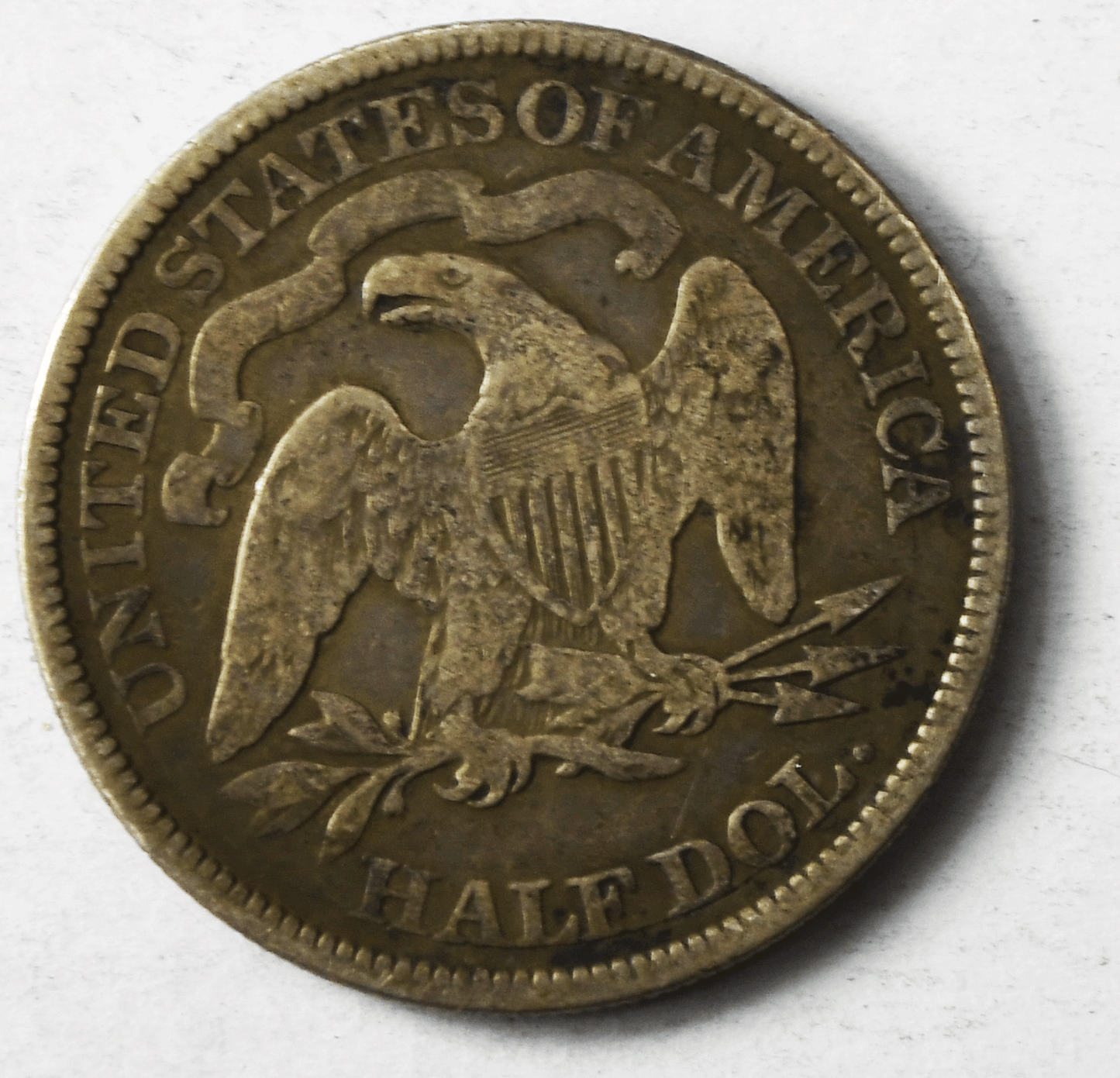 1876 50c Seated Liberty Silver Half Dollar Fifty Cents Type 1