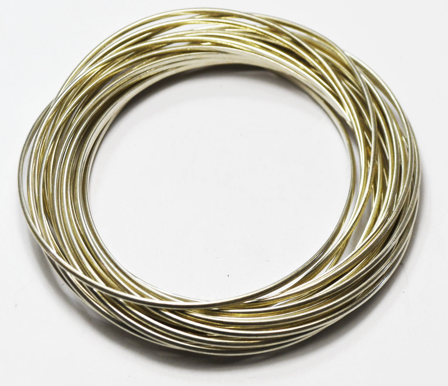 Sterling Silver Silpada 21 Bangle Salute Interlocking Bracelet B0640
