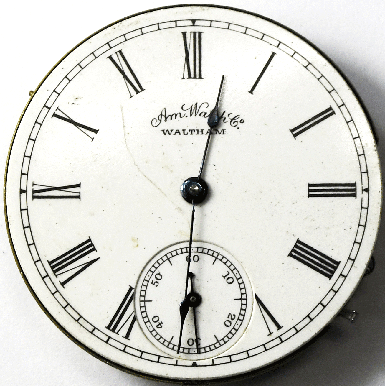 American Waltham Size 6 Grade E Pocket Watch Movement
