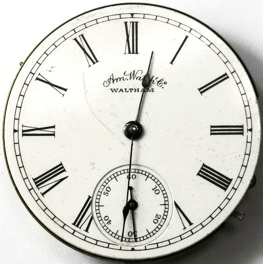 American Waltham Size 6 Grade E Pocket Watch Movement