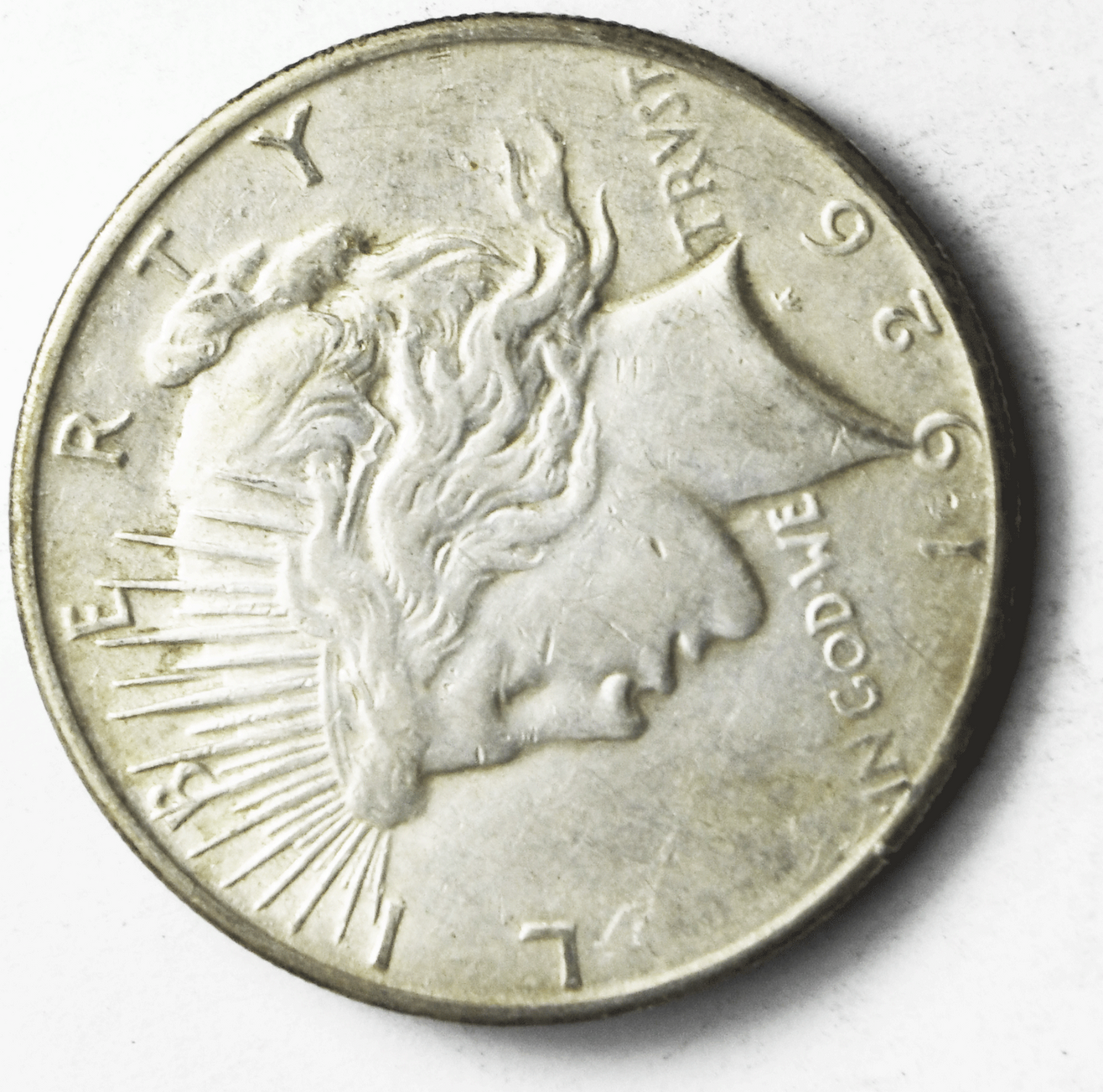 1926 S $1 Peace Silver One Dollar US San Francisco