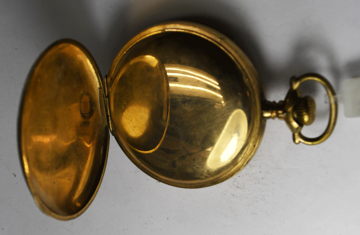 1906 Hampden Sz 18 GF Hunters Case Pocket Watch 21j John Handcock Railroad Grade