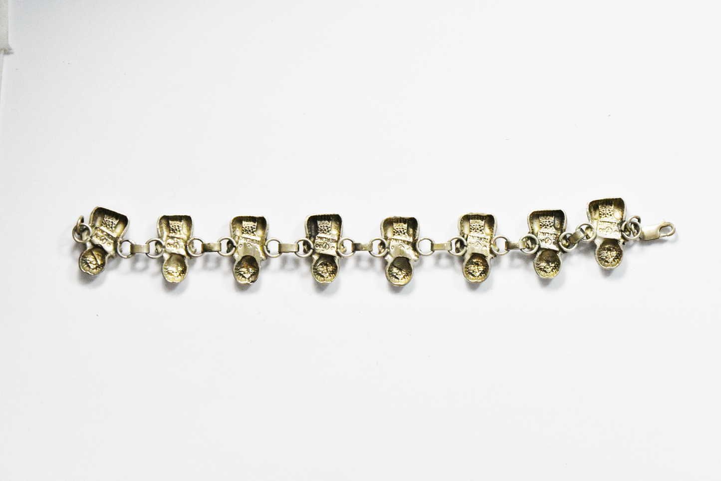 Sterling Silver Carol Felley Storyteller Chain Link 21mm 7-3/4" Bracelet