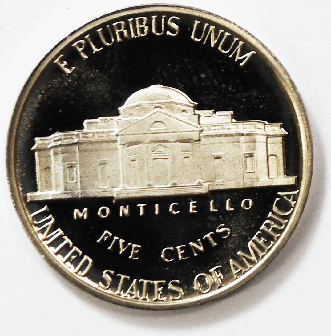 1981 S 5c Jefferson Proof Nickel Five Cents Uncirculated From Proof Set