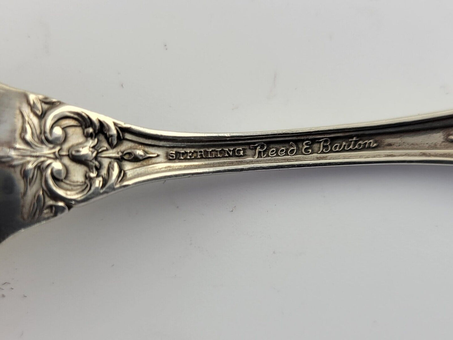 Reed & Barton Francis I Sterling .89oz. Small Sugar Shell Spoon 5 3/8" New Mark