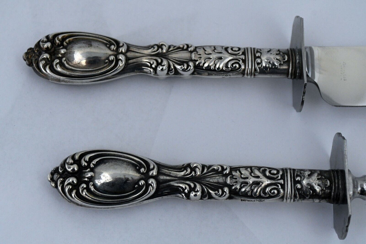 Victoria Florence by Frank Whiting Sterling/Stainless Carving Fork & Knife Set