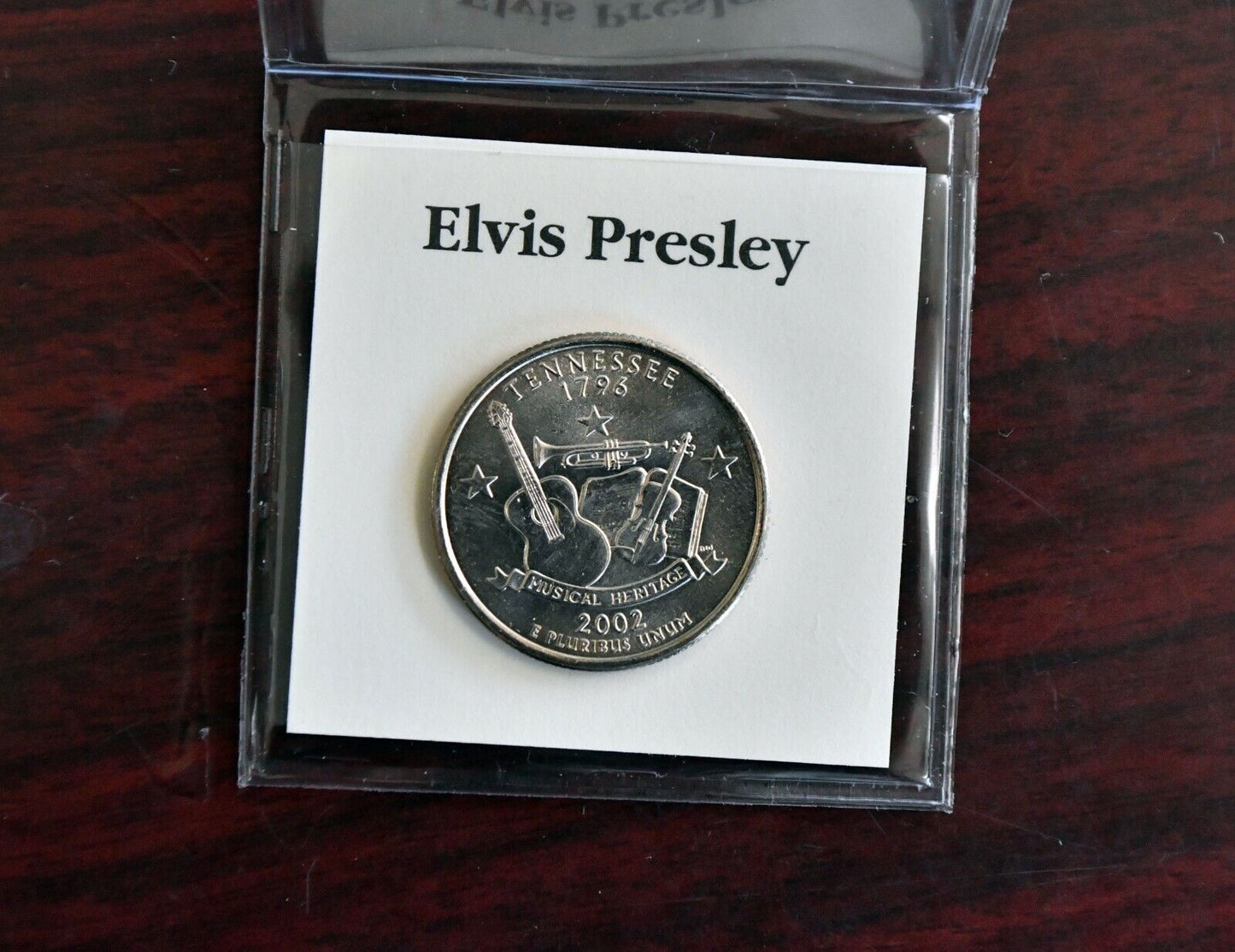 25th Anniversary Elvis Rock & Roll Music Commemorative Tennessee Quarter