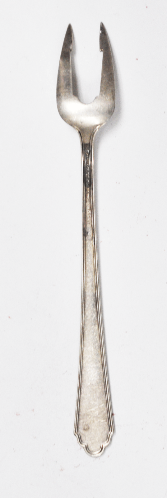 Lunt Treasure William & Mary Sterling Silver Olive Fork 5-1/2" Alpha Gamma Delta