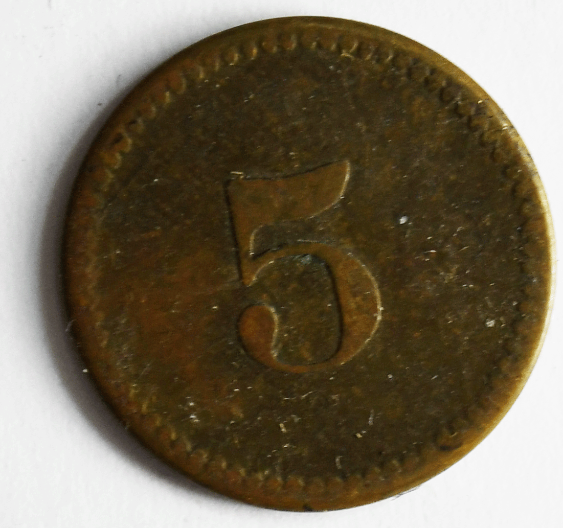 A.Roth Trade Token 5c 19mm Rare