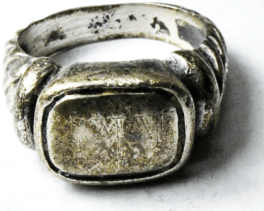Sterling Silver KKI Kappa Kappa Iota Monogram 12mm Ring Size 9-1/2