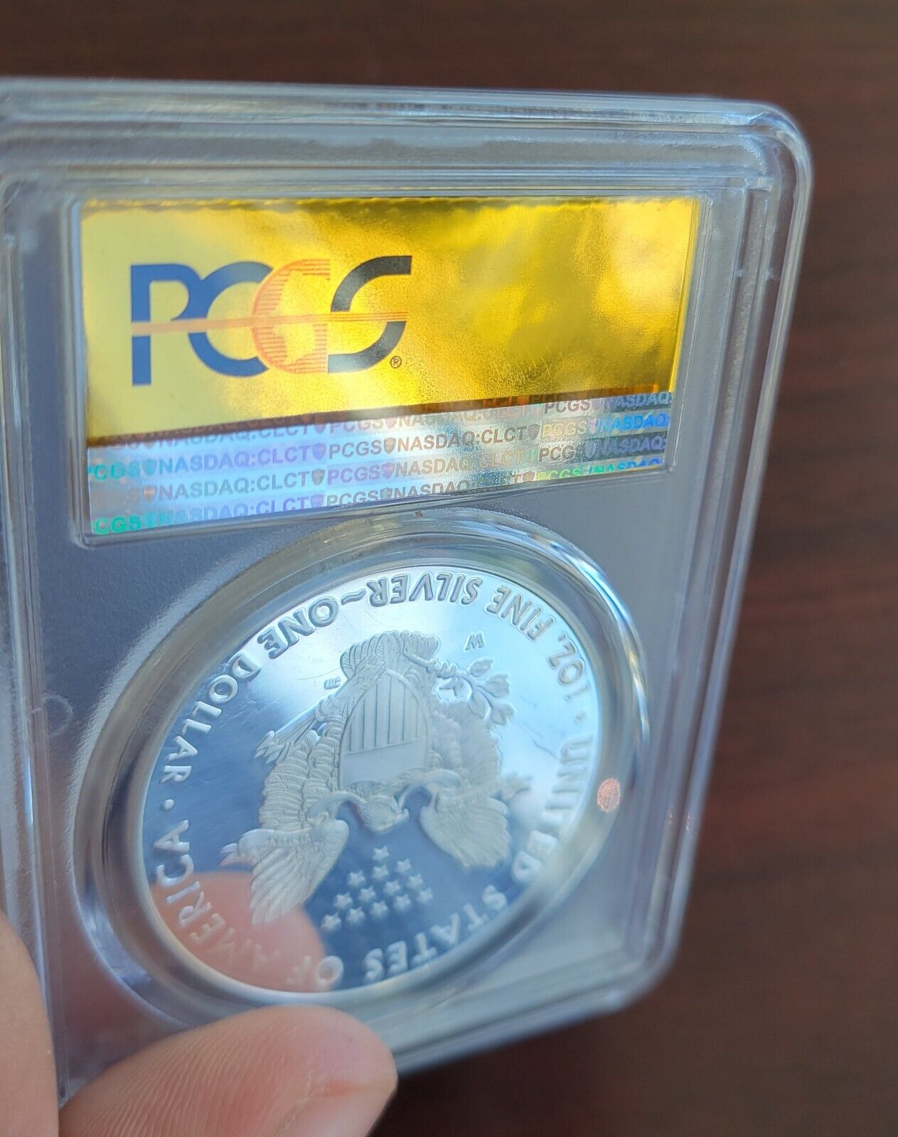 2016-W PCGS PR70DCAM Silver Eagle-30th Anniversary FIRST DAY Lettered Edge