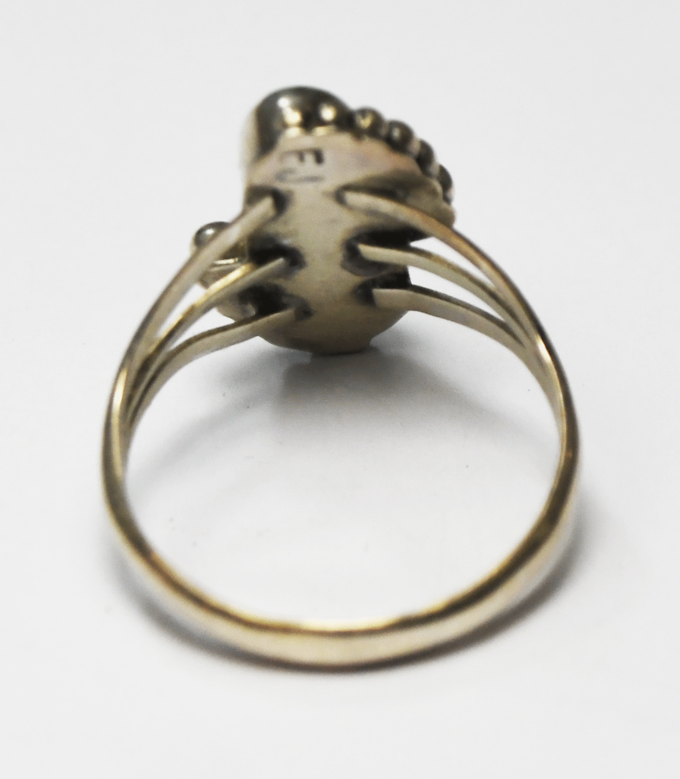 Sterling Silver Felix Joe Green Malachite Ring 22mm Size 9