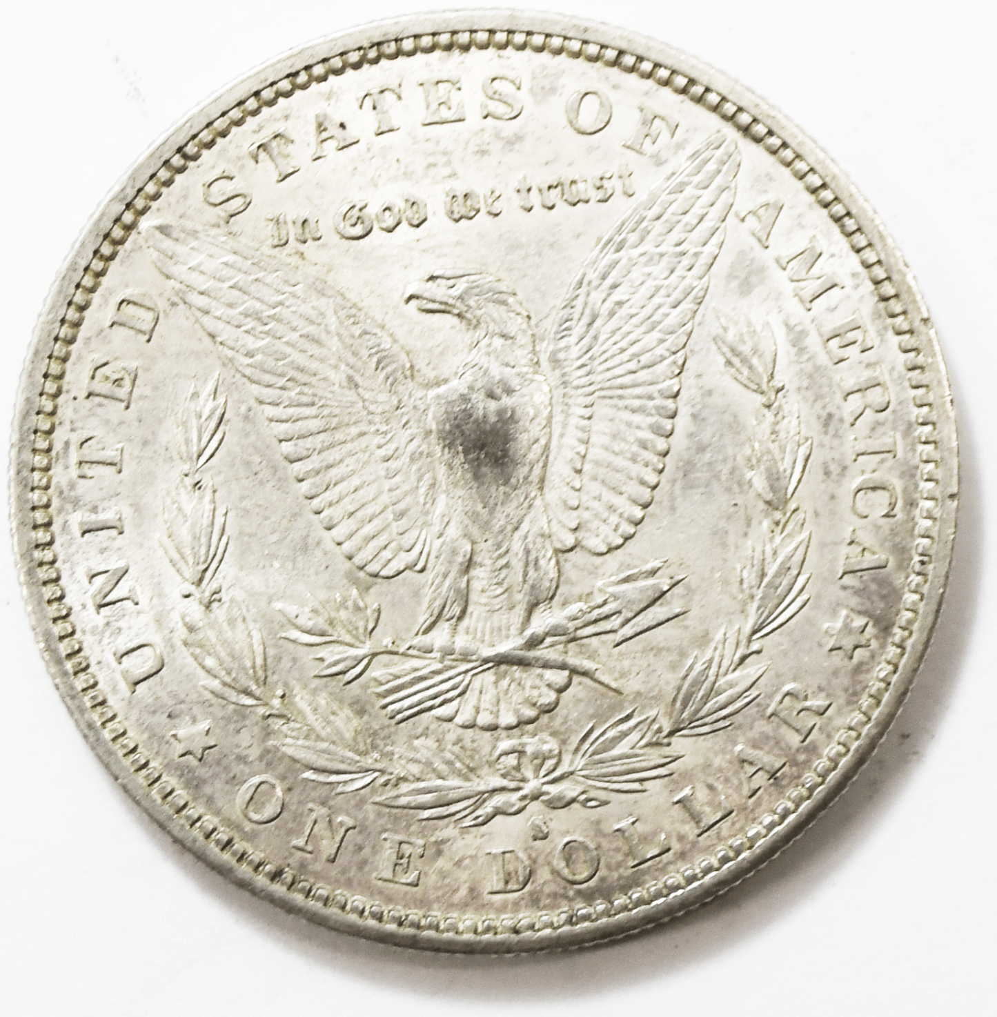 1887 S $1 Morgan Silver One Dollar US Coin San Francisco AU