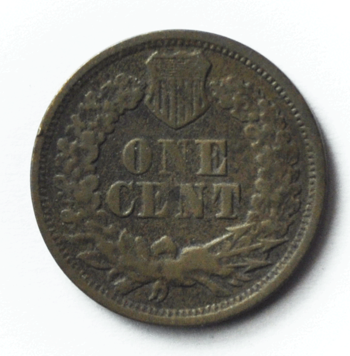 1864 L 1c Indian Head Penny One Cent US Philadelphia Bronze