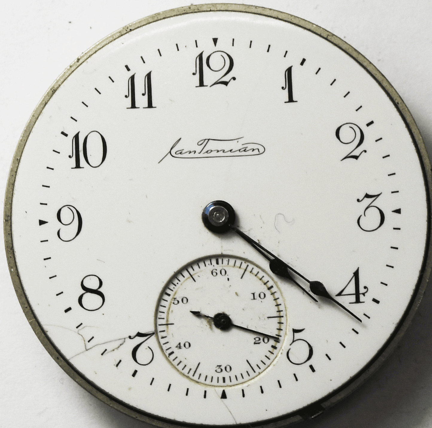1905 Hampden Size 12 Grade 300 Pocket Watch Movement Private Label Cantonian