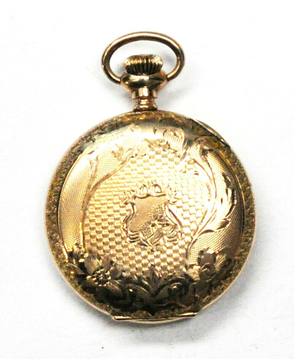 Elgin Size 0 Grade 320 Great Shape Hunters Case 20yr Pocket Watch Not Running
