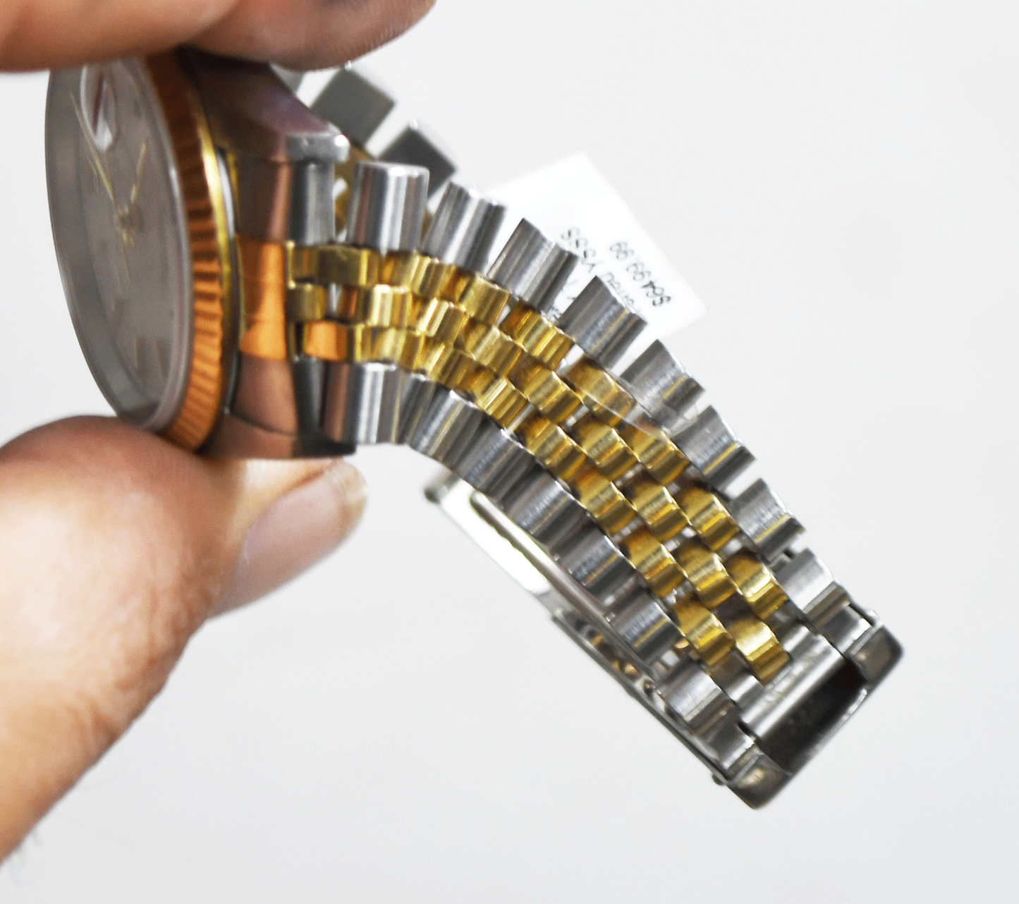 2001 Men's Rolex Datejust 16233 White Stick Dial 36mm 18k Jubilee Band 3135