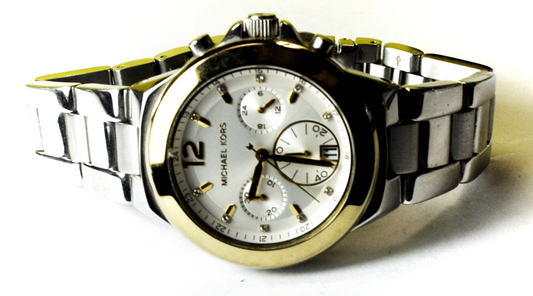 Michael Kors MK-6433 Chronograph Dual Time Date Quartz 38mm Wristwatch