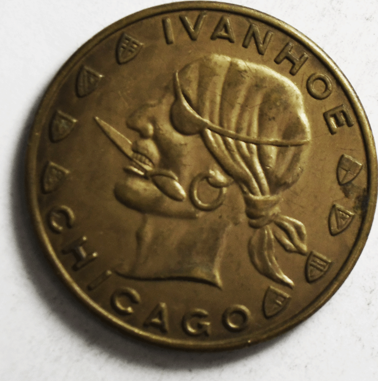 Ivanhoe Restaurant Pirate Loot Token Good For 50¢ Chicago 30mm