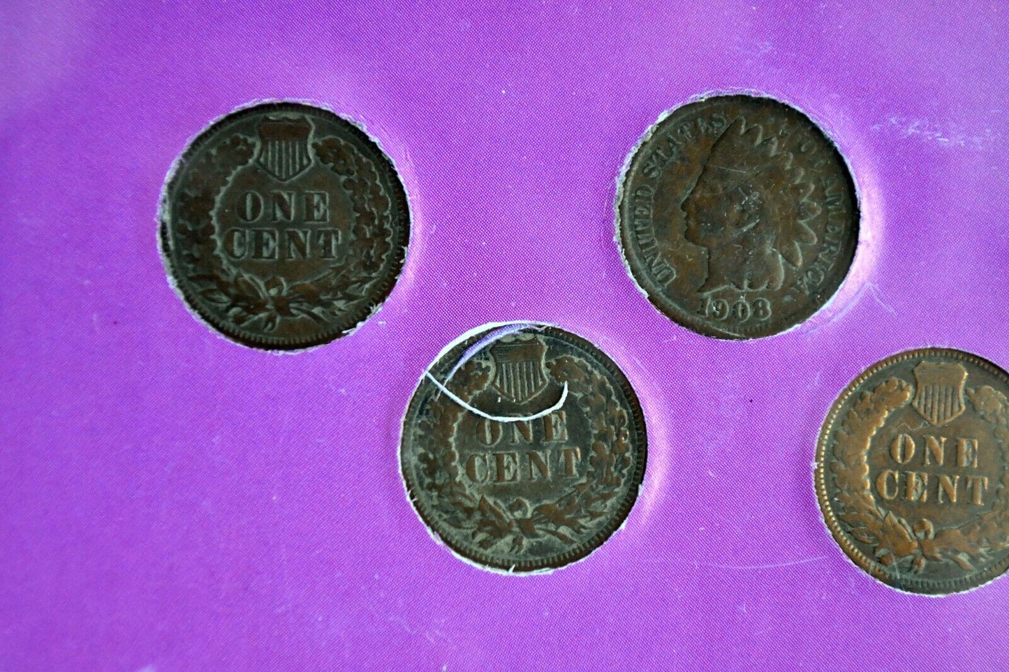 Two Centuries of Indian Head Pennies 1899-1908
