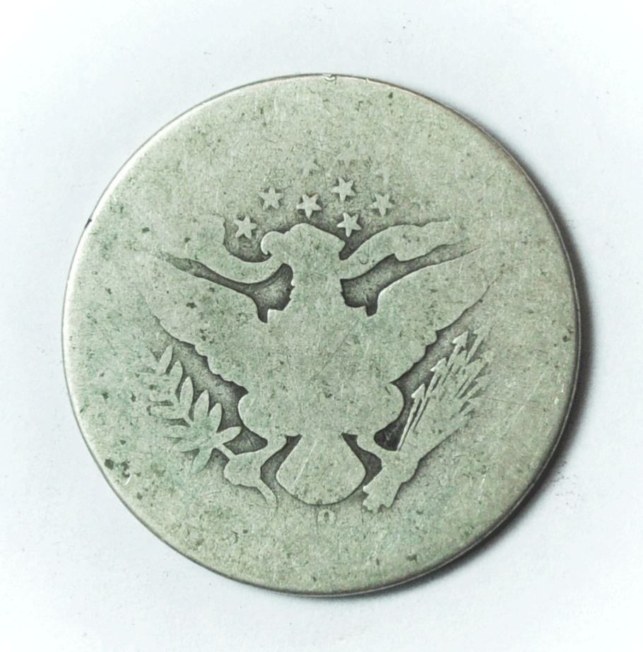 1900 O 50c Barber Silver Half Dollar Fifty Cents US New Orleans