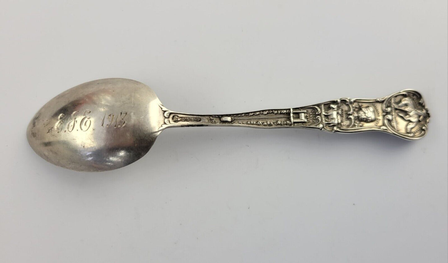 Pikes Peak Summit Sterling Silver 5 1/8” Souvenir Spoon .49oz. by Mechanics