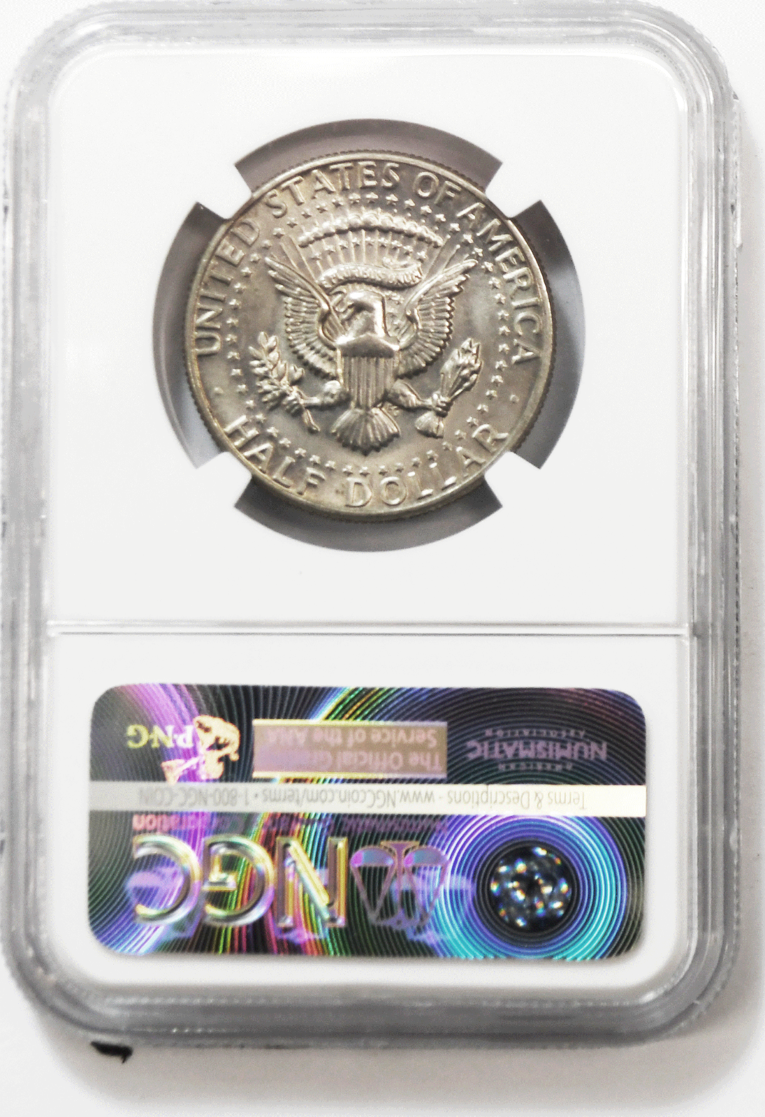 1971 D 50c SMS Kennedy Silver Half Dollar Fifty Cents MS66 NGC