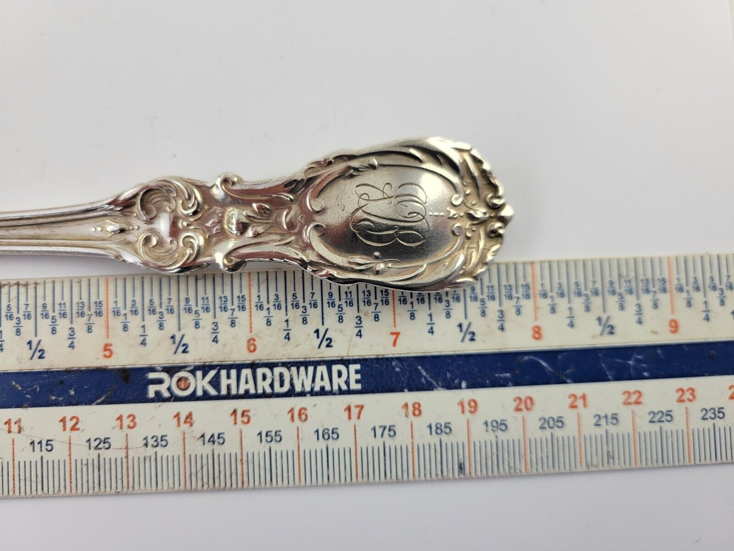 Reed & Barton Francis I Sterling Dinner Fork 7 7/8" Monogram