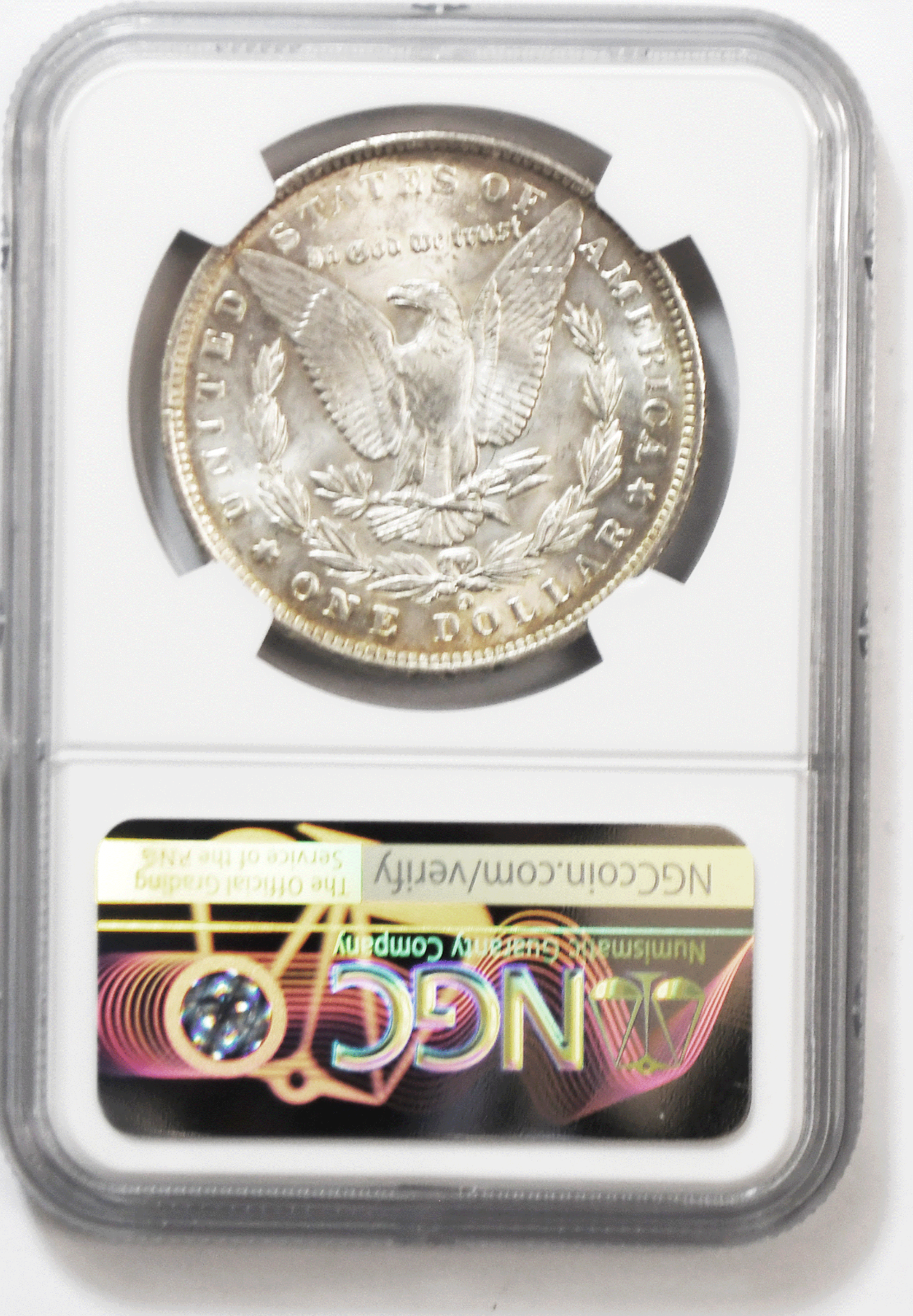 1890 O $1 Morgan Silver One Dollar NGC MS62 New Orleans VAM 10A Comet