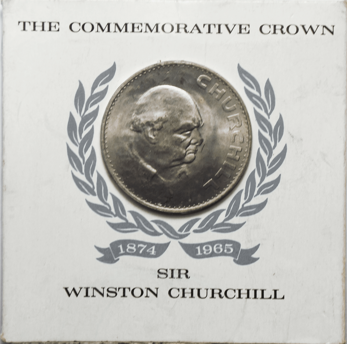The Commemorative 1965 Winston Churchill Crown in Stand Package