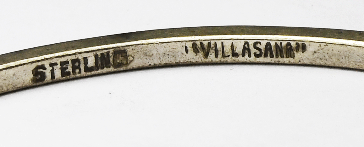 Sterling Villasana Plain Large Bangle Bracelet 2.5mm