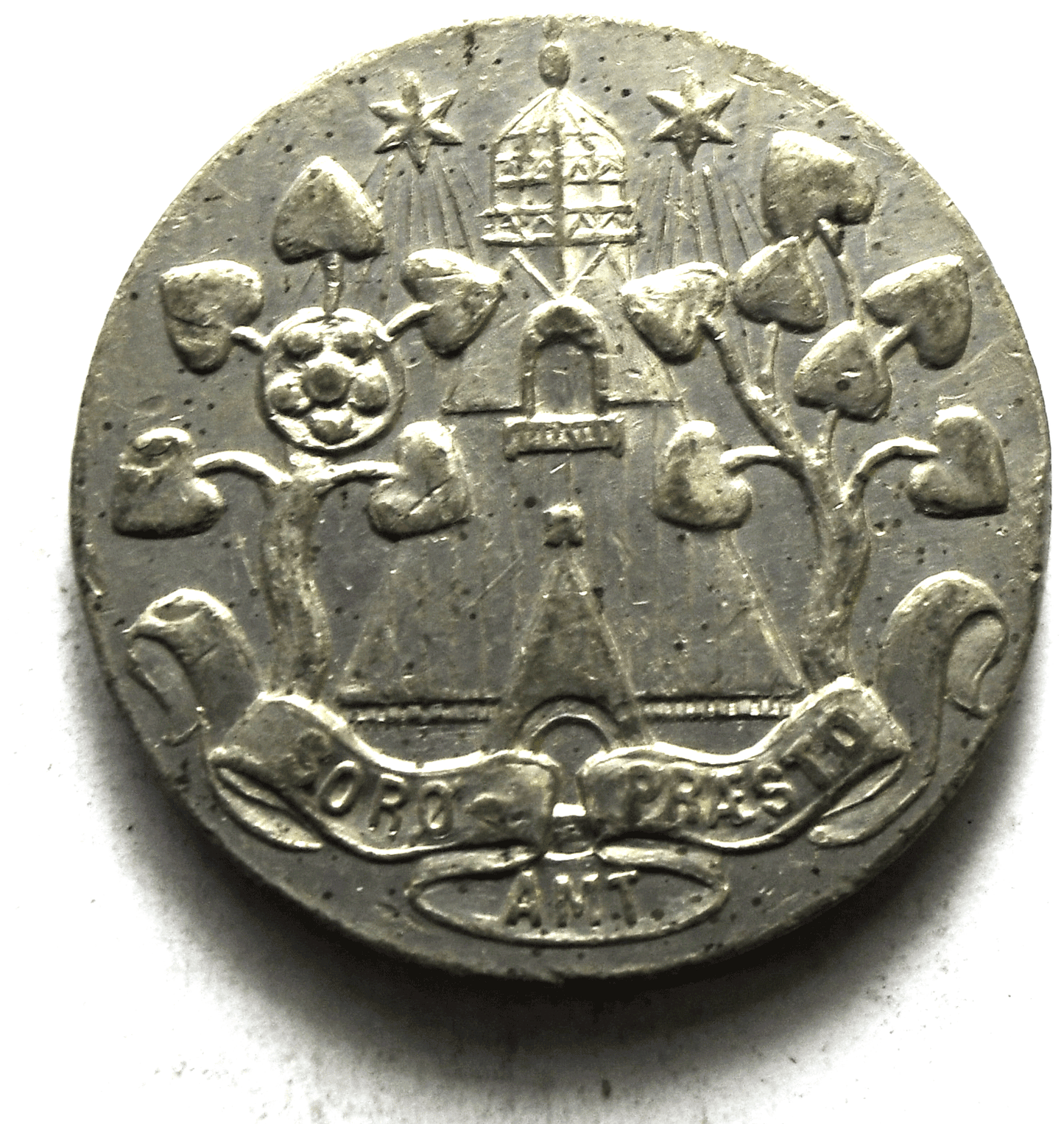 1906 Denmark Haslev Amtsudstillingen County Fair Token 31mm