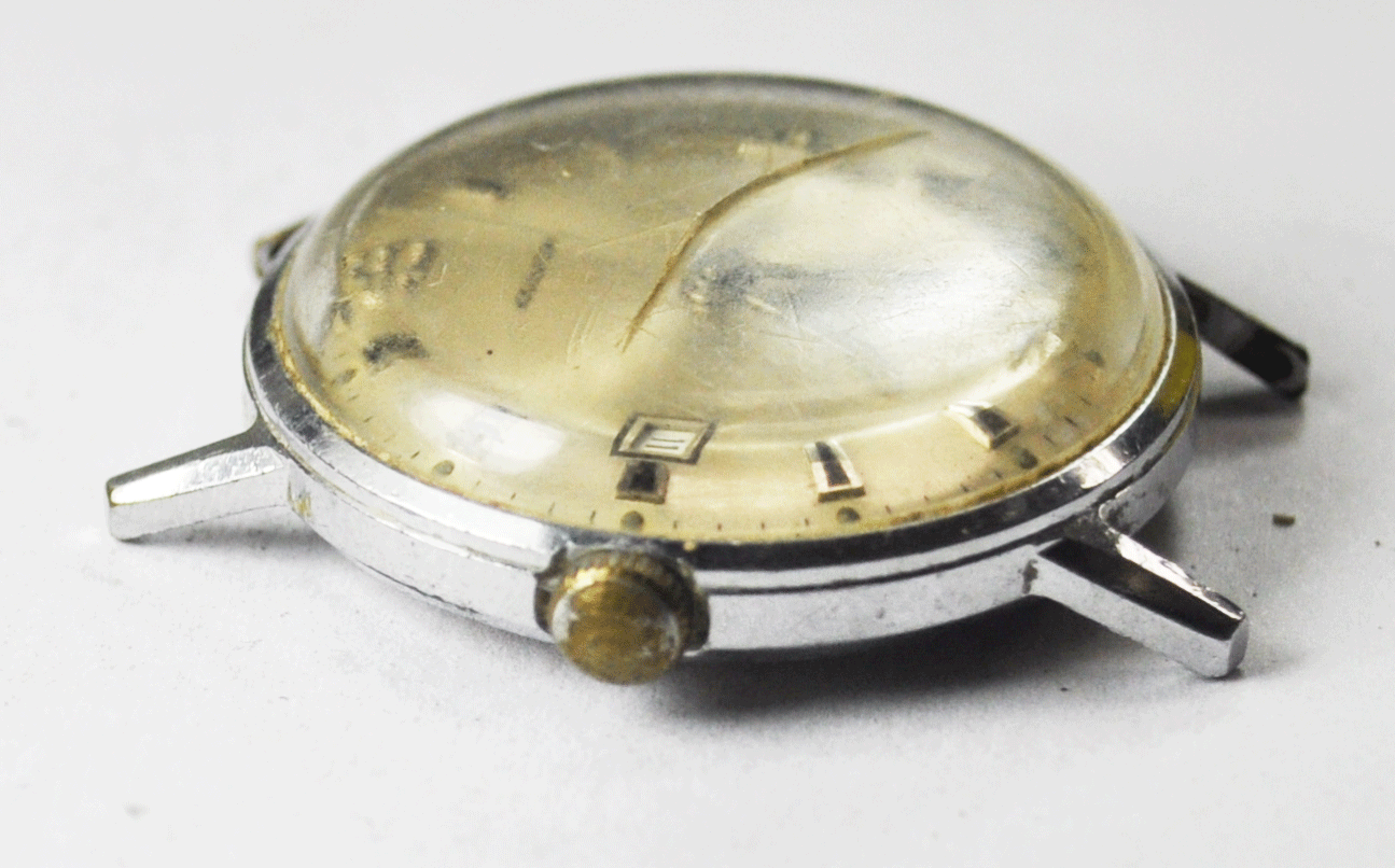 Vintage Timex Marlin 2117 2568 33mm Manual Wind Wristwatch Not Running