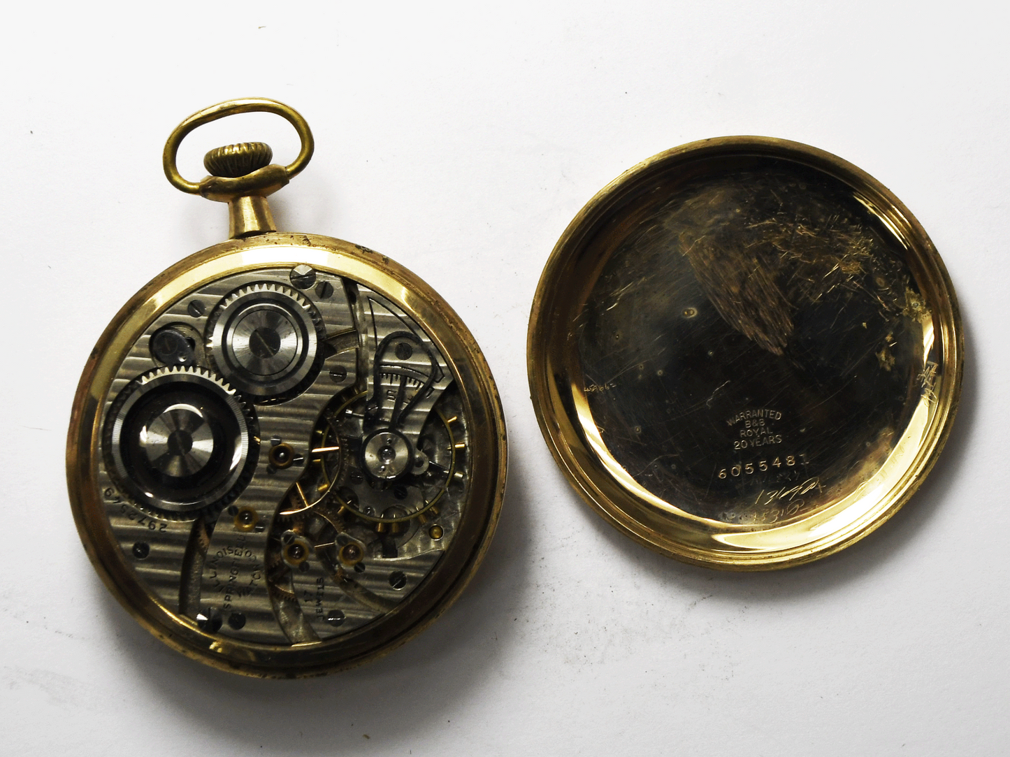 1916 Illinois Grade 404 Size 12 OF 20yr Gold Filled Pocket Watch