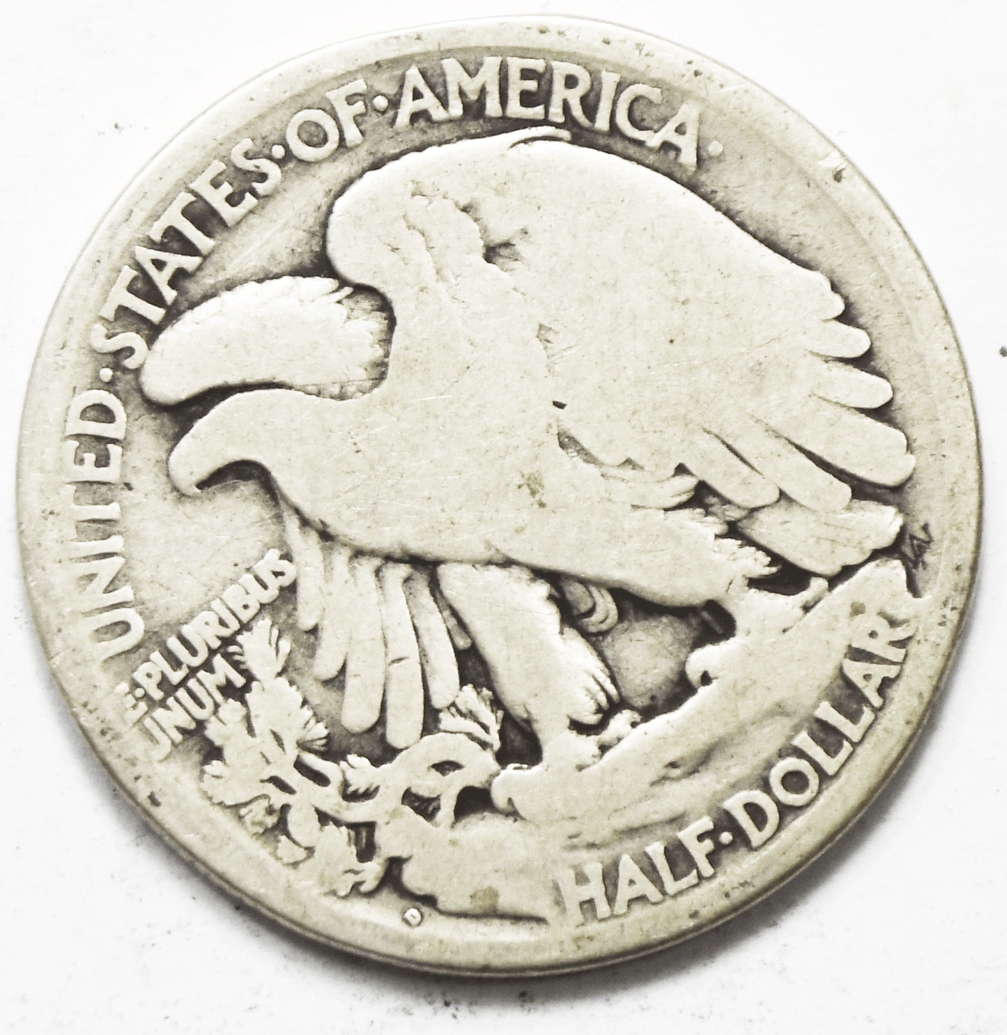 1919 D 50c Walking Silver Half Dollar Fifty Cents Denver