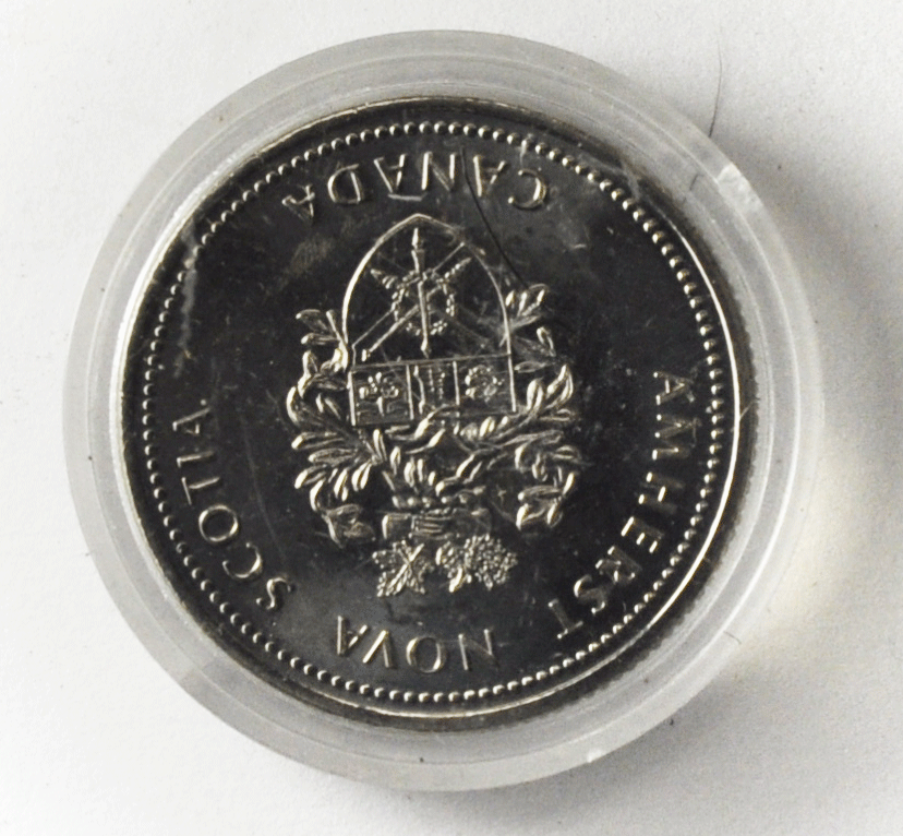 1984`$1 Canada Trade Dollar 34mm Tottenham Ontario Centennial