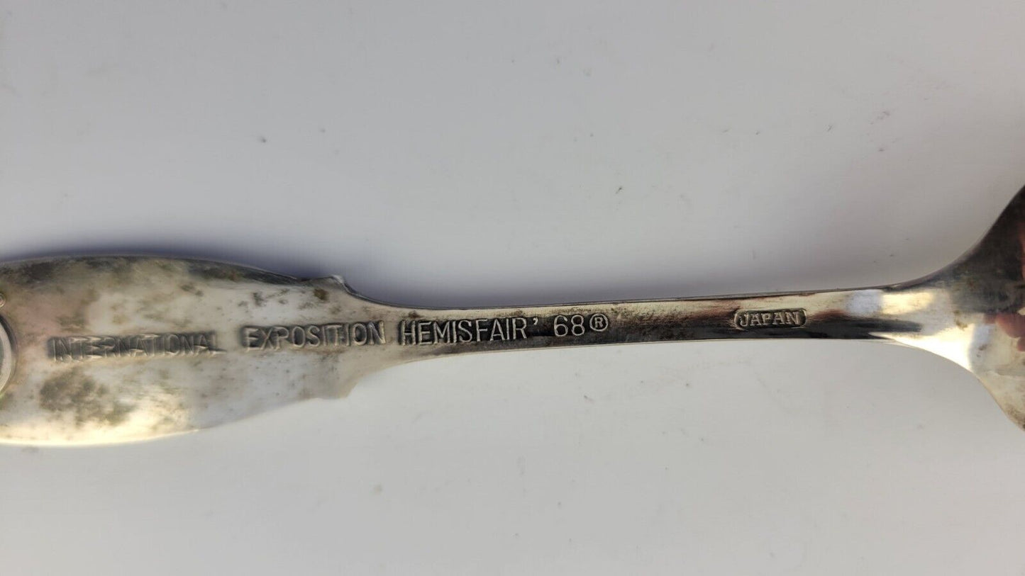 1968 San Antonio TX Souvenir Spoon Tower of the Americas Hemisfair World's Fair